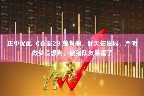 正中优配 《罚罪2》楚青桐、叶天佑设局，严明做梦没想到，被猪队友暴露了