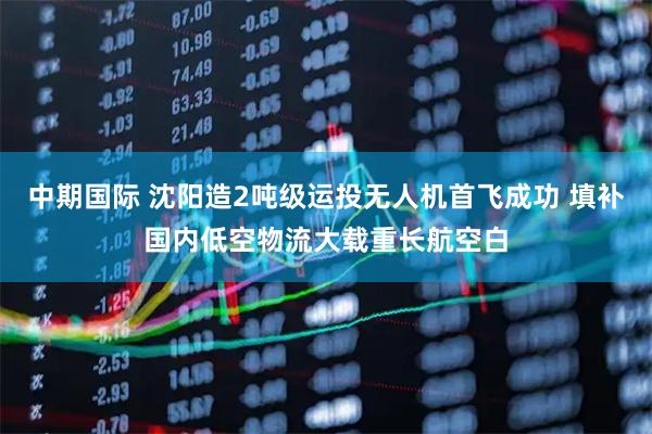 中期国际 沈阳造2吨级运投无人机首飞成功 填补国内低空物流大载重长航空白